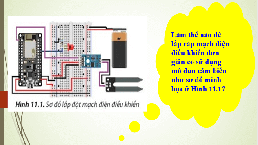 Giáo án điện tử Công nghệ 8 Bài 11: Thực hành lắp mạch điện điều khiển đơn giản | PPT Công nghệ 8 Chân trời sáng tạo