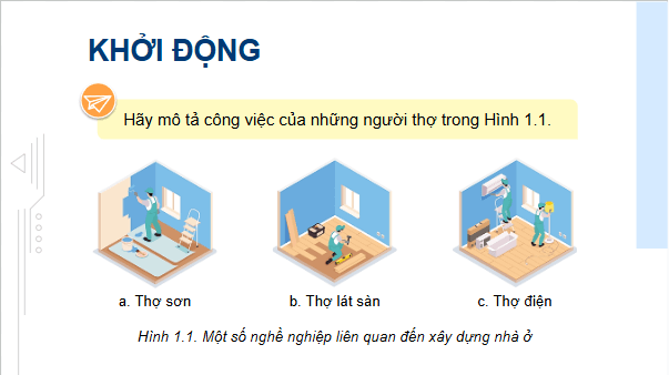 Giáo án điện tử Công nghệ 9 Cánh diều Bài 1: Nghề nghiệp trong lĩnh vực kĩ thuật, công nghệ | PPT Công nghệ 9