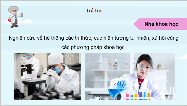 Giáo án điện tử Công nghệ 9 Kết nối tri thức Bài 1: Nghề nghiệp trong lĩnh vực kĩ thuật và công nghệ | PPT Công nghệ 9