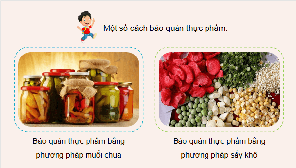 Giáo án điện tử Công nghệ 9 Cánh diều Bài 2: Bảo quản chất dinh dưỡng trong thực phẩm | PPT Công nghệ 9