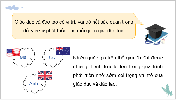 Giáo án điện tử Công nghệ 9 Kết nối tri thức Bài 2: Cơ cấu hệ thống giáo dục quốc dân | PPT Công nghệ 9