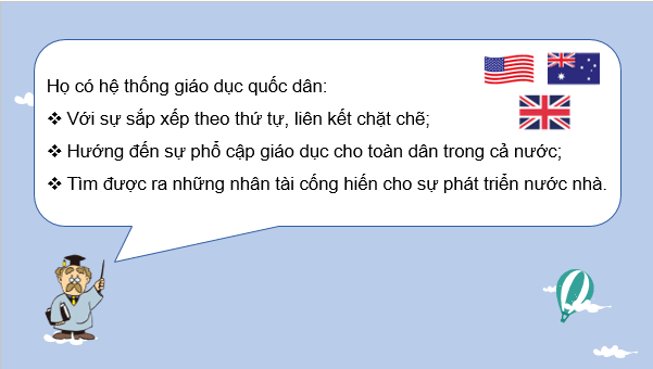 Giáo án điện tử Công nghệ 9 Kết nối tri thức Bài 2: Cơ cấu hệ thống giáo dục quốc dân | PPT Công nghệ 9