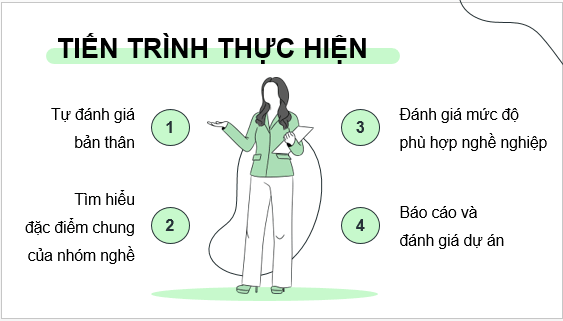 Giáo án điện tử Công nghệ 9 Kết nối tri thức Bài 5: Dự án: Tự đánh giá mức độ phù hợp của bản thân với một số ngành nghề trong lĩnh vực kĩ thuật, công nghệ | PPT Công nghệ 9