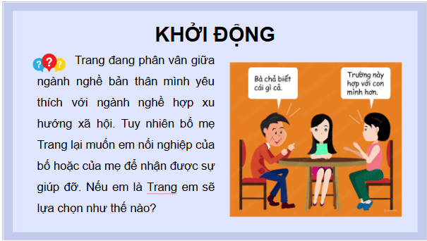 Giáo án điện tử Công nghệ 9 Cánh diều Bài 5: Lựa chọn nghề nghiệp trong lĩnh vực kĩ thuật, công nghệ | PPT Công nghệ 9