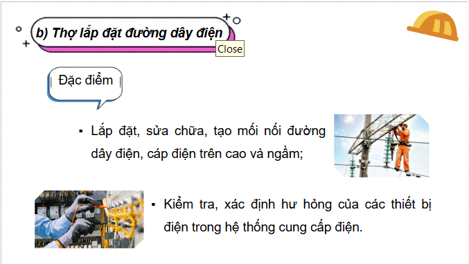 Giáo án điện tử Công nghệ 9 Chân trời sáng tạo Chủ đề 1: Nghề nghiệp trong lĩnh vực kĩ thuật, công nghệ | PPT Công nghệ 9