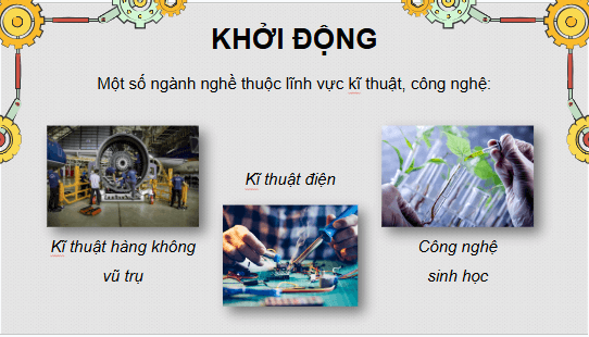 Giáo án điện tử Công nghệ 9 Chân trời sáng tạo Chủ đề 2: Giáo dục kĩ thuật, công nghệ trong hệ thống giáo dục quốc dân | PPT Công nghệ 9