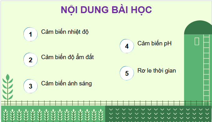 Giáo án điện tử Công nghệ 9 Chân trời sáng tạo Chủ đề 2: Một số cảm biến thông dụng trong nông nghiệp | PPT Công nghệ 9