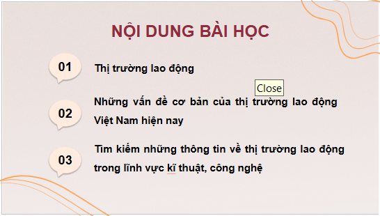 Giáo án điện tử Công nghệ 9 Chân trời sáng tạo Chủ đề 3: Thị trường lao động kĩ thuật, công nghệ tại Việt Nam | PPT Công nghệ 9