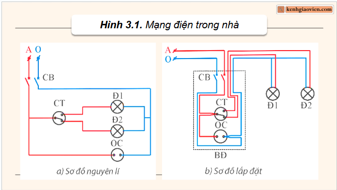 Giáo án điện tử Công nghệ 9 Chân trời sáng tạo Chủ đề 3: Thiết kế mạng điện trong nhà | PPT Công nghệ 9