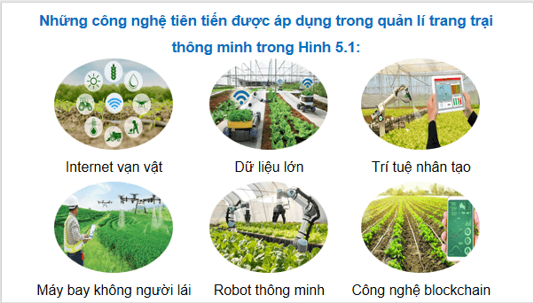 Giáo án điện tử Công nghệ 9 Chân trời sáng tạo Chủ đề 5: Xu thế phát triển của nền nông nghiệp công nghệ cao | PPT Công nghệ 9