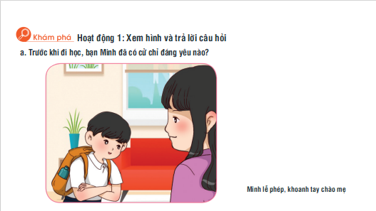Giáo án điện tử Đạo đức lớp 1 Chân trời sáng tạo Bài 2: Quan tâm, chăm sóc ông bà, cha mẹ | PPT Đạo đức lớp 1