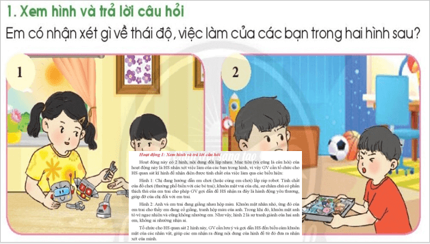 Giáo án điện tử Đạo đức lớp 1 Chân trời sáng tạo Bài 3: Anh chị em quan tâm, giúp đỡ nhau | PPT Đạo đức lớp 1