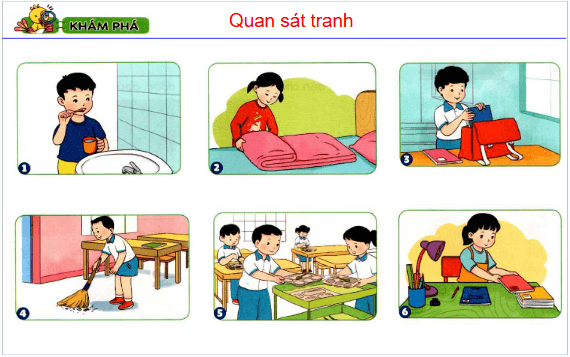 Giáo án điện tử Đạo đức lớp 1 Cánh diều Bài 6: Em tự giác làm việc của mình | PPT Đạo đức lớp 1