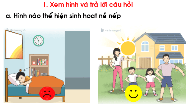 Giáo án điện tử Đạo đức lớp 1 Chân trời sáng tạo Bài 9: Sinh hoạt nền nếp | PPT Đạo đức lớp 1