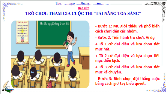 Giáo án điện tử Đạo đức lớp 3 Cánh diều Bài 8: Em hoàn thiện bản thân | PPT Đạo đức lớp 3
