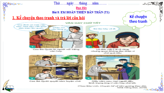 Giáo án điện tử Đạo đức lớp 3 Cánh diều Bài 8: Em hoàn thiện bản thân | PPT Đạo đức lớp 3