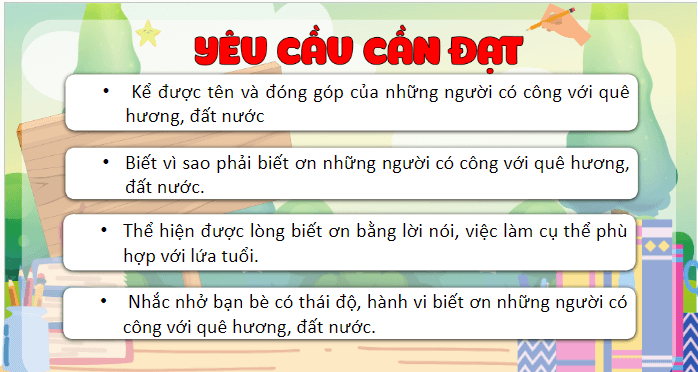 Giáo án điện tử Đạo đức lớp 5 Cánh diều Bài 1: Em biết ơn những người có công với quê hương, đất nước | PPT Đạo đức 5