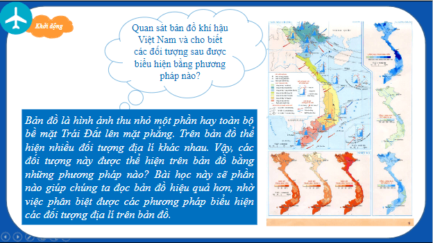 Giáo án điện tử Địa Lí 10 Chân trời sáng tạo Bài 1: Một số phương pháp biểu hiện các đối tượng địa lí trên bản đồ | PPT Địa 10