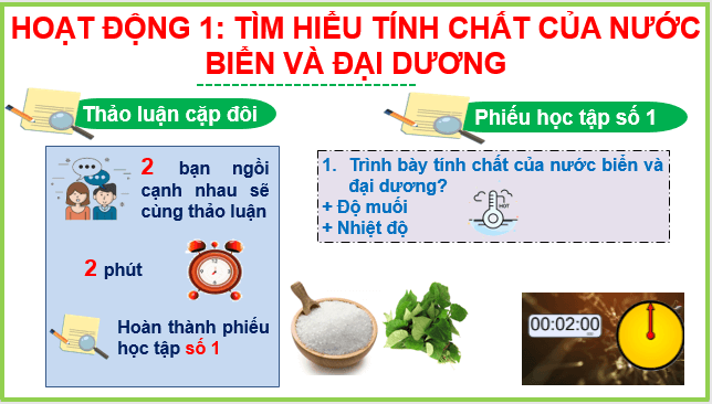 Giáo án điện tử Địa Lí 10 Kết nối tri thức Bài 12: Nước biển và đại dương | PPT Địa 10