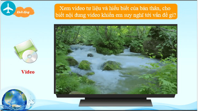 Giáo án điện tử Địa Lí 10 Chân trời sáng tạo Bài 12: Thủy quyển, nước trên lục địa | PPT Địa 10