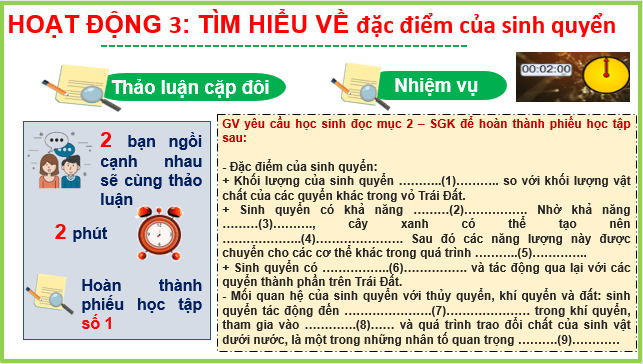 Giáo án điện tử Địa Lí 10 Kết nối tri thức Bài 15: Sinh quyển | PPT Địa 10