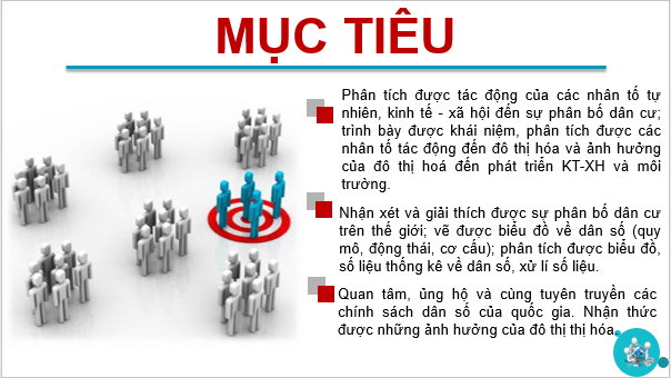 Giáo án điện tử Địa Lí 10 Cánh diều Bài 17: Phân bố dân cư và đô thị hóa | PPT Địa 10