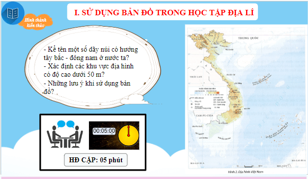 Giáo án điện tử Địa Lí 10 Chân trời sáng tạo Bài 2: Phương pháp sử dụng bản đồ trong học tập địa lí và trong đời sống | PPT Địa 10