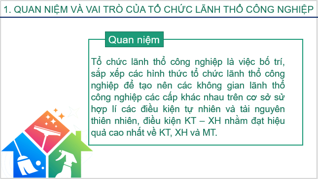 Giáo án điện tử Địa Lí 10 Cánh diều Bài 25: Tổ chức lãnh thổ công nghiệp | PPT Địa 10