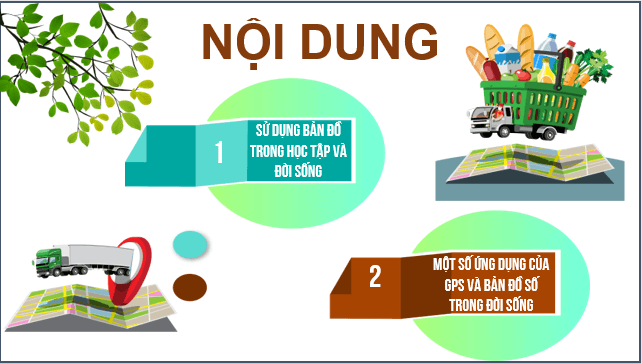 Giáo án điện tử Địa Lí 10 Kết nối tri thức Bài 3: Sử dụng bản đồ trong học tập và đời sống, một số ứng dụng của GPS và bản đồ số trong đời sống | PPT Địa 10