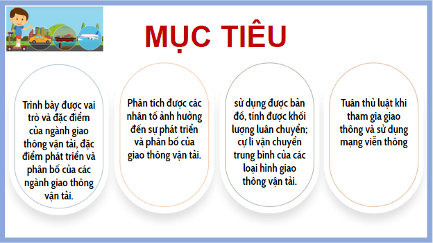 Giáo án điện tử Địa Lí 10 Kết nối tri thức Bài 34: Địa Lí ngành giao thông vận tải | PPT Địa 10