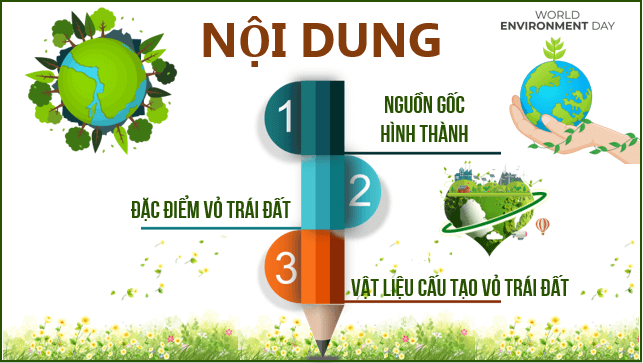 Giáo án điện tử Địa Lí 10 Kết nối tri thức Bài 4: Sự hình thành Trái Đất, vỏ Trái Đất và vật liệu cấu tạo vỏ Trái Đất | PPT Địa 10