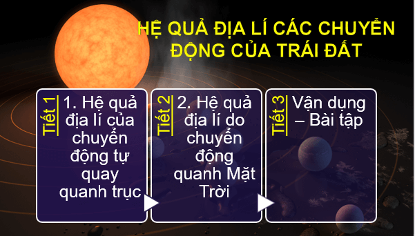 Giáo án điện tử Địa Lí 10 Kết nối tri thức Bài 5: Hệ quả địa lí các chuyển động của Trái Đất | PPT Địa 10