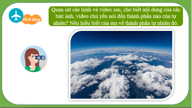 Giáo án điện tử Địa Lí 10 Cánh diều Bài 7: Khí quyển. Nhiệt độ không khí | PPT Địa 10