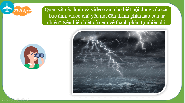 Giáo án điện tử Địa Lí 10 Cánh diều Bài 7: Khí quyển. Nhiệt độ không khí | PPT Địa 10