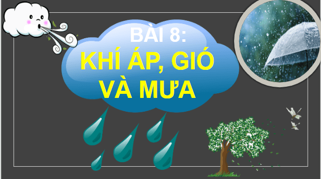 Giáo án điện tử Địa Lí 10 Cánh diều Bài 8: Khí áp, gió và mưa | PPT Địa 10