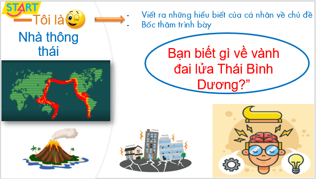 Giáo án điện tử Địa Lí 10 Kết nối tri thức Bài 8: Thực hành: Sự phân bố các vành đai động đất, núi lửa | PPT Địa 10