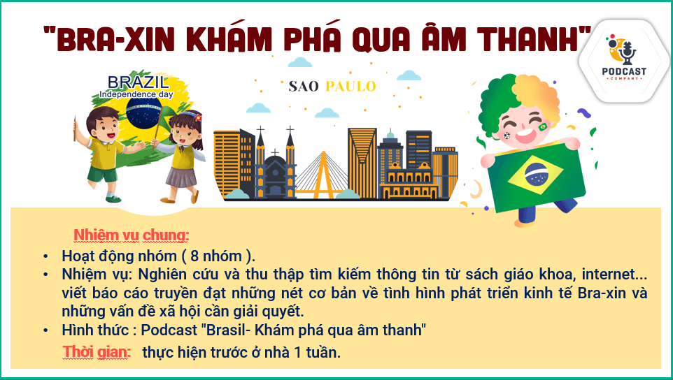 Giáo án điện tử Địa 11 Kết nối tri thức Bài 8: Thực hành viết báo cáo về tình hình phát triển kinh tế - xã hội ở Cộng hoà liên bang Bra-xin | PPT Địa Lí 11