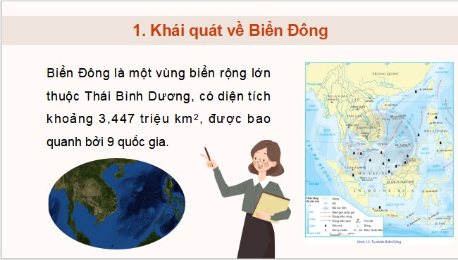 Giáo án điện tử Chuyên đề Địa 11 Chân trời sáng tạo Hợp tác hoà bình trong khai thác Biển Đông | PPT Chuyên đề Địa Lí 11