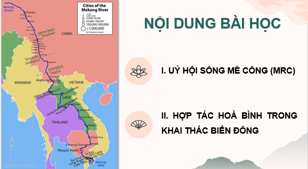 Giáo án điện tử Chuyên đề Địa 11 Kết nối tri thức Hợp tác hòa bình trong khai thác Biển Đông | PPT Chuyên đề Địa Lí 11