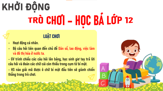 Giáo án Địa Lí 12 Chân trời sáng tạo Bài 10: Thực hành: Tìm hiểu về địa lí dân cư Việt Nam