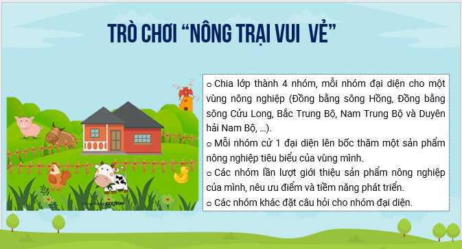 Giáo án điện tử Địa Lí 12 Kết nối tri thức Bài 13: Tổ chức lãnh thổ nông nghiệp | PPT Địa 12