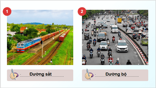 Giáo án điện tử Địa Lí 12 Cánh diều Bài 16: Giao thông vận tải và bưu chính viễn thông | PPT Địa 12