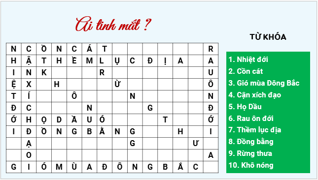 Giáo án điện tử Địa Lí 12 Cánh diều Bài 3: Sự phân hoá đa dạng của thiên nhiên | PPT Địa 12