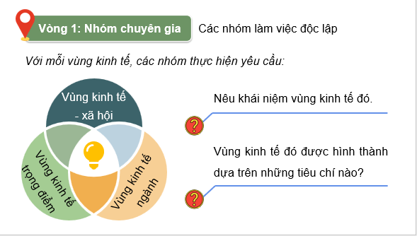 Giáo án điện tử Chuyên đề Địa 12 Chân trời sáng tạo Các loại vùng kinh tế | PPT Chuyên đề Địa Lí 12