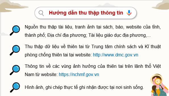 Giáo án điện tử Chuyên đề Địa 12 Chân trời sáng tạo Tìm hiểu thiên tai ở địa phương | PPT Chuyên đề Địa Lí 12