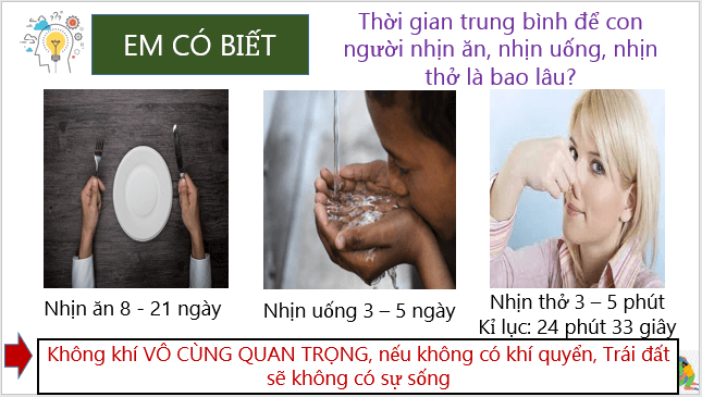 Giáo án điện tử Địa Lí 6 Cánh diều Bài 13: Khí quyển của Trái Đất. Các khối khí. Khí áp và gió | PPT Địa Lí 6