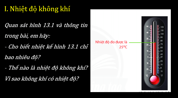 Giáo án điện tử Địa Lí 6 Chân trời sáng tạo Bài 13: Thời tiết và khí hậu | PPT Địa Lí 6