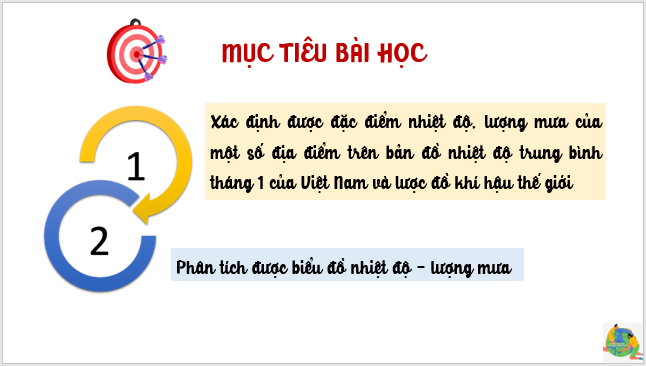 Giáo án điện tử Địa Lí 6 Cánh diều Bài 16: Thực hành: Đọc lược đồ khí hậu và biểu đồ nhiệt độ - lượng mưa | PPT Địa Lí 6