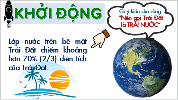 Giáo án điện tử Địa Lí 6 Kết nối tri thức Bài 19: Thủy quyển và vòng tuần hoàn lớn của nước | PPT Địa Lí 6