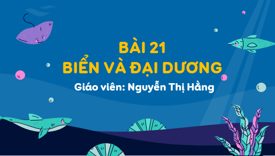 Giáo án điện tử Địa Lí 6 Kết nối tri thức Bài 21: Biển và đại dương | PPT Địa Lí 6